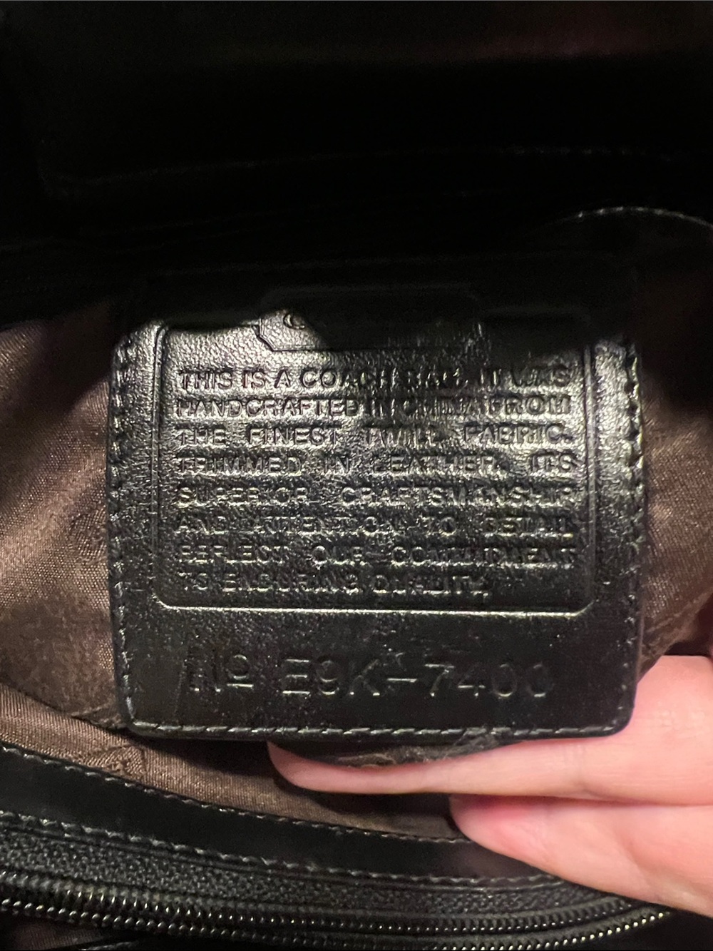Coach 1999 Mercer Satchel with Leather Handles, Crossbody Strap and Hangtag - Picture 3 of 6
